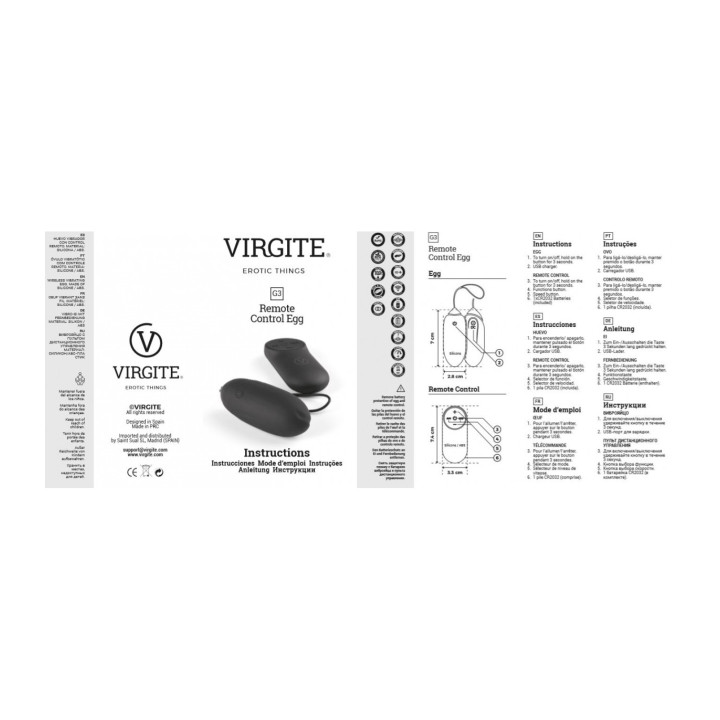 G3 RECHARGEABLE VIBRATING EGG BLACK EDITION