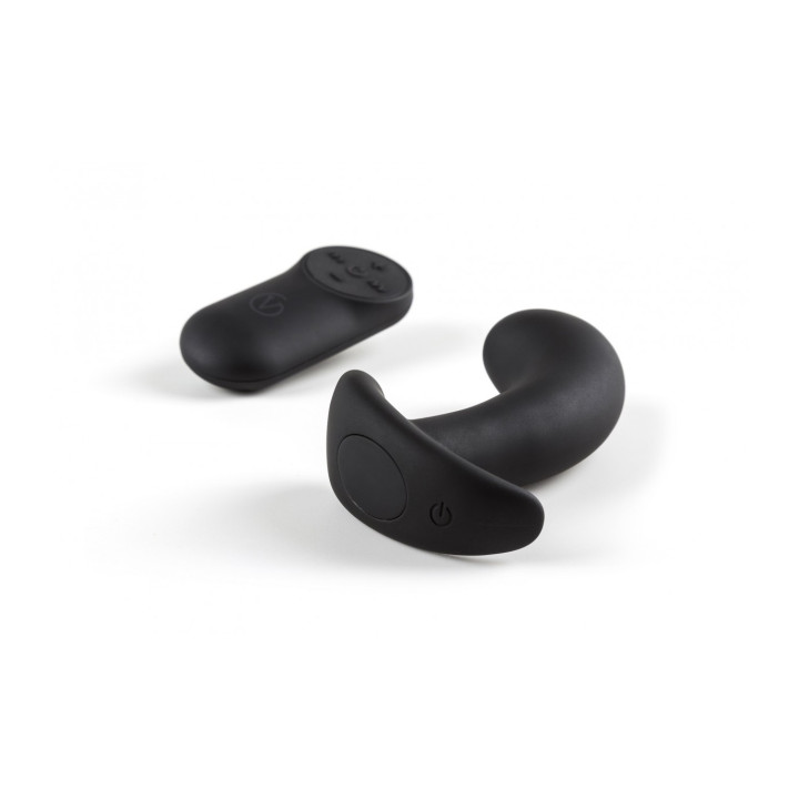 ERGONOMIC PROSTATE VIBRATOR W/ REMOTE CONTROL