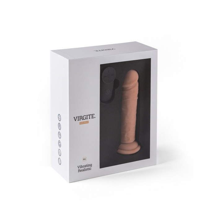 REALISTIC VIBRATOR "R11" FLESH 14.4CM W/ REMOTE CONTROL