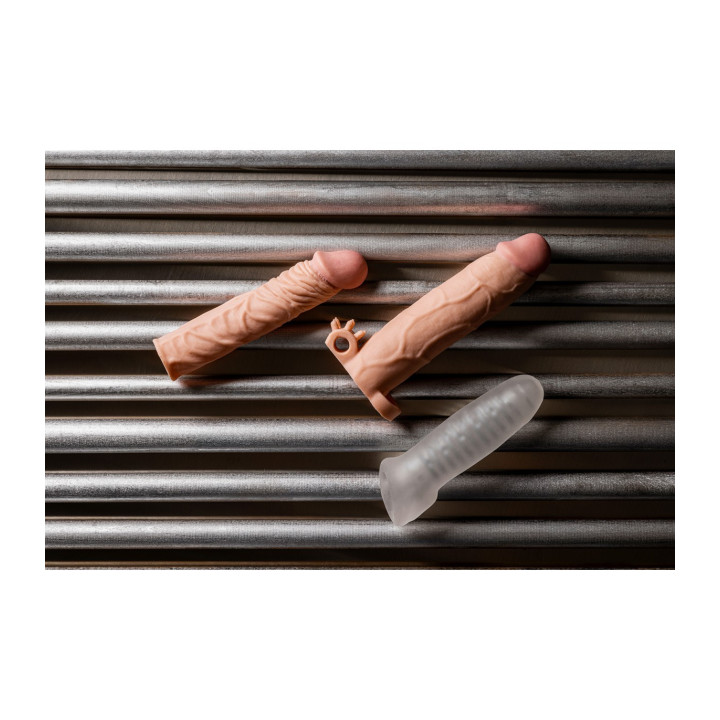 REALISTIC PENIS SHEATH S2 FLESH 19.5 CM