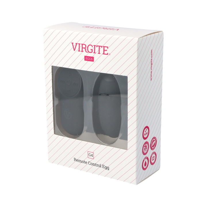 G4 VIBRATOR EGG RECHARGEABLE BLACK
