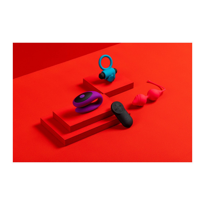 E9 PURPLE RECHARGEABLE VIBRATING RING