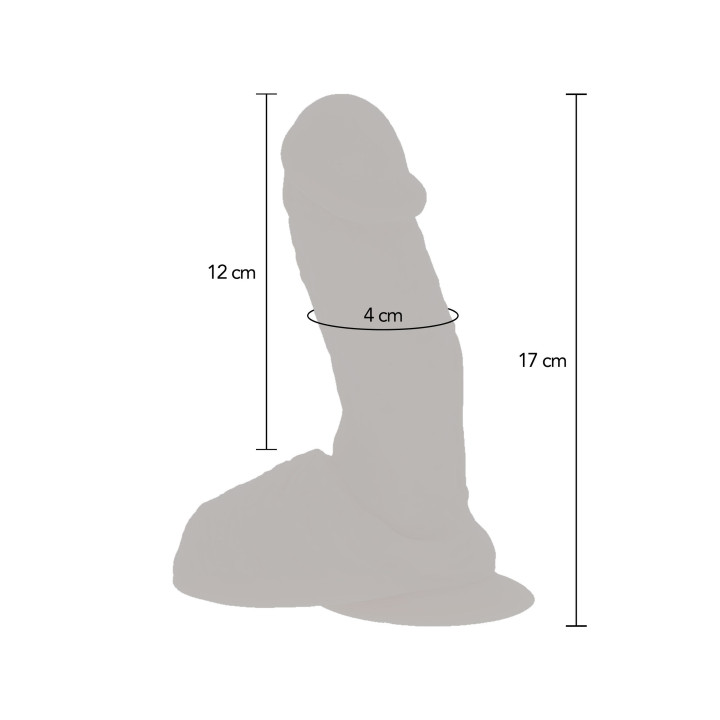 ToyJoy Get Real Vibrating Silicone Dildo 17 cm