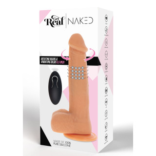 ToyJoy Get Real Rotating Beads & Vibrating Dildo 21 cm