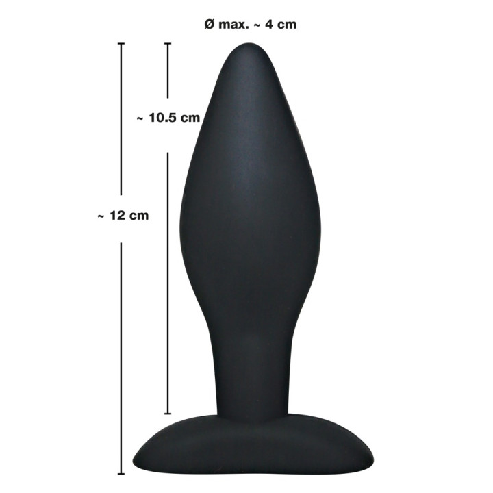 Black Velvets Large Plug