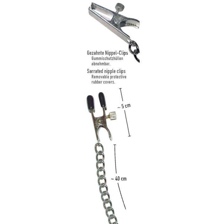 Boob Chain + Nipple Clamps SX