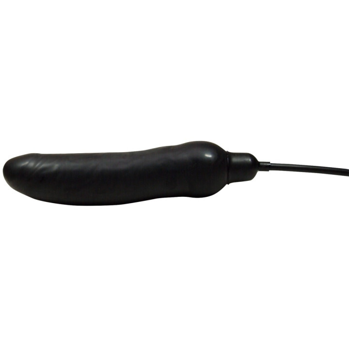 Blow me up Latex Dildo black