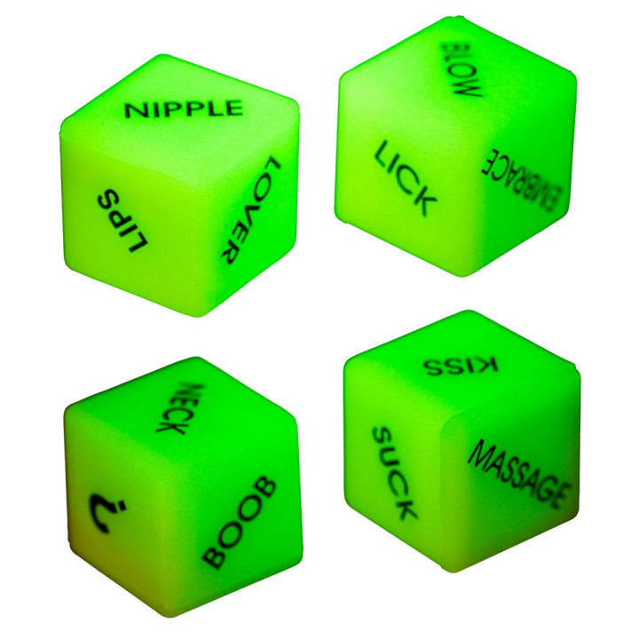 Dice "Glow-in-the-dark" Engl.