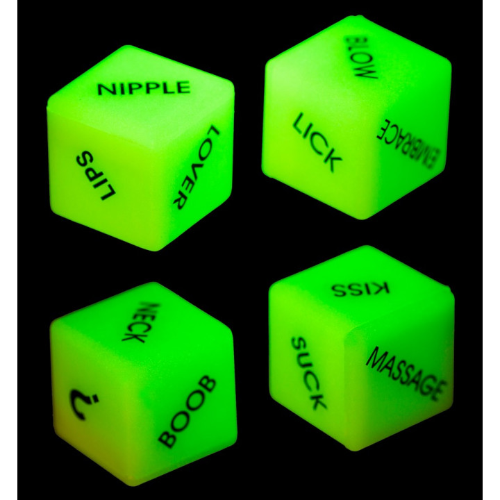 Dice "Glow-in-the-dark" Engl.