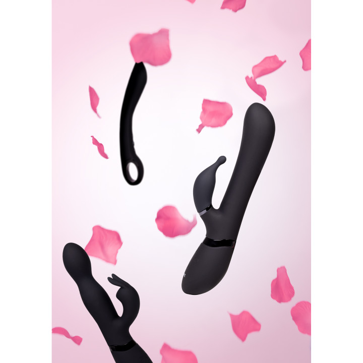 Chou - G-Spot Rabbit  Clitoral Stimulator - Black