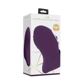 Hana - Pulse Wave Finger Vibrator - Purple