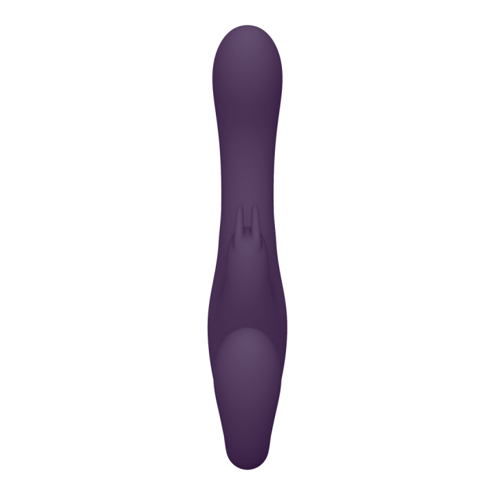 Suki - Vibrating Strapless Strap-on Rabbit - Purple