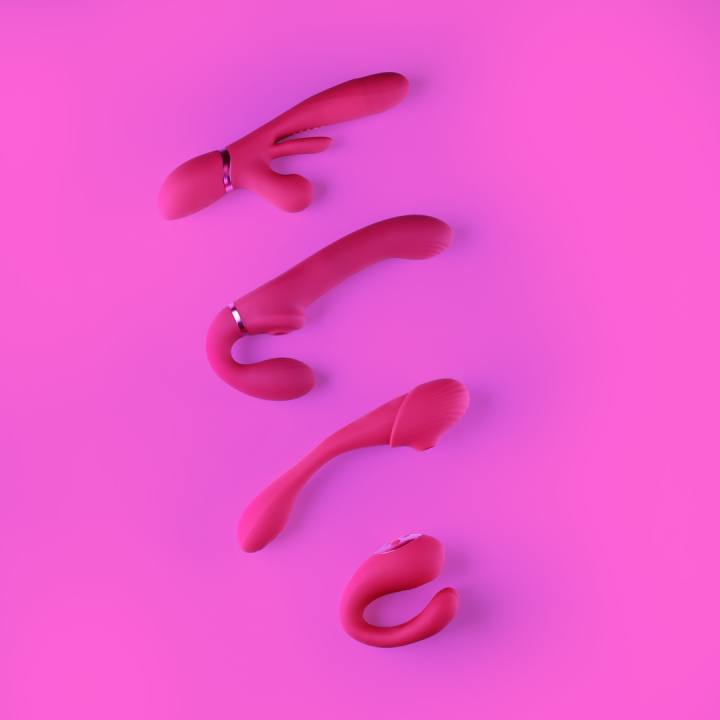 Ai - Dual Vibrating  Air Wave Tickler Strapless Strapon
