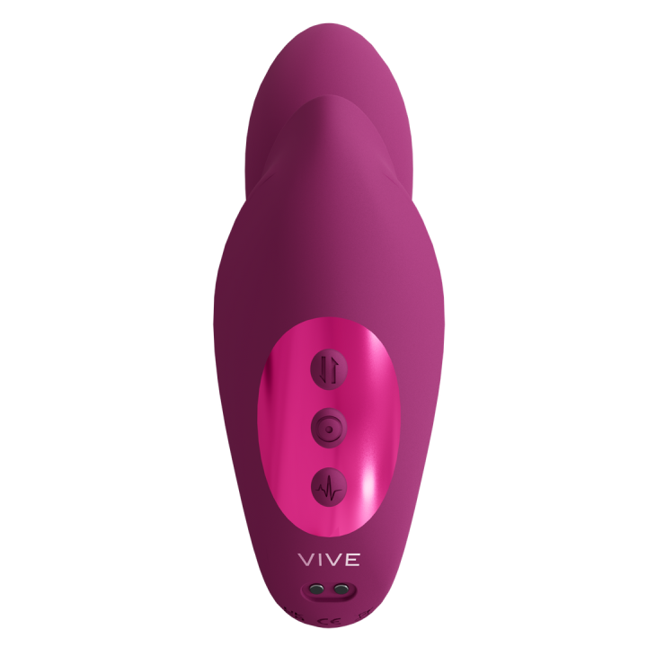 Yuki - Dual Motor G-Spot Vibrator with Massaging Beads - Pink
