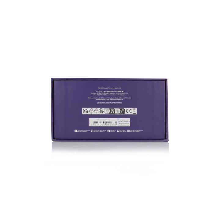 Riko - Triple Motor Thumper with Advanced Finger Motion  Pulse Wave Stimulator - Purple