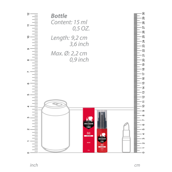 Original CBD from Amsterdam - Delay Spray - 0.5 fl oz / 15 ml