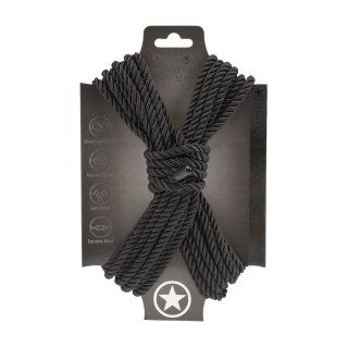 Polyester Bondage Rope - 32.8 ft / 10 m - Black