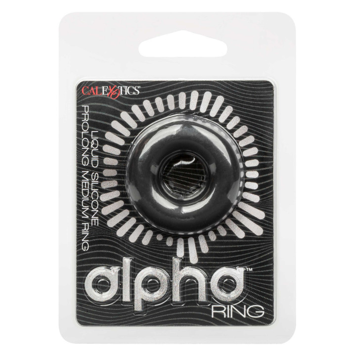 CalExotics Alpha Liquid Silicone Prolong Medium Ring