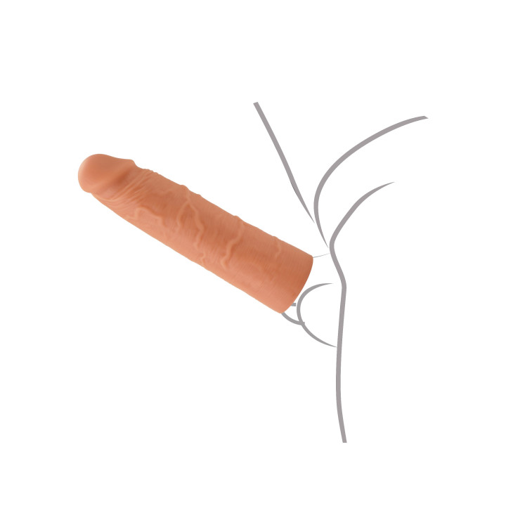 Penis Sleeve Liquid Silicone 20 cm
