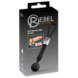 Rebel Heavy Rope Cock w Ball