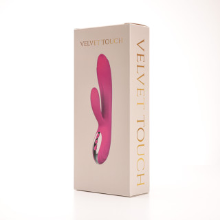 Velvet Touch wibrator silikonowy typ króliczek ładowany usb różowy