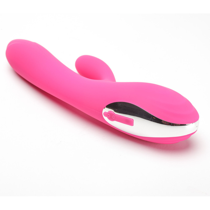 Velvet Touch wibrator silikonowy typ króliczek ładowany usb różowy