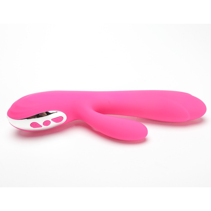 Velvet Touch wibrator silikonowy typ króliczek ładowany usb różowy