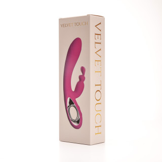 Velvet Touch wibrator silikonowy typ króliczek ładowany usb różowy