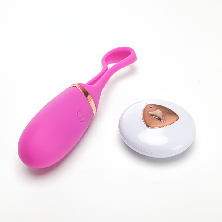 Velvet Touch jajeczko wibrujące sterowane zdalnie ładowanie usb fioletowe