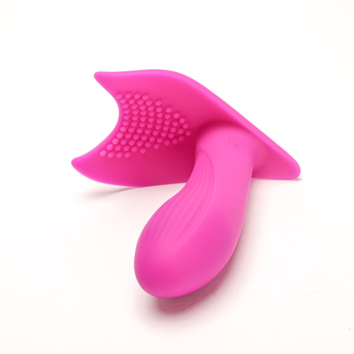Velvet Touch stymulator łechtaczki sterowany bezprzewodowo ładowany usb fioletowy