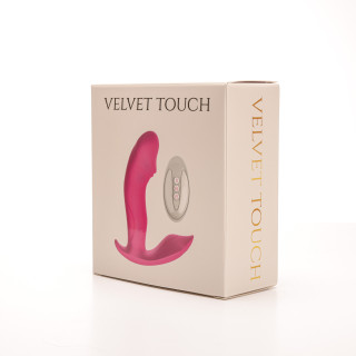 Velvet Touch stymulator łechtaczki sterowany bezprzewodowo ładowany usb różowy