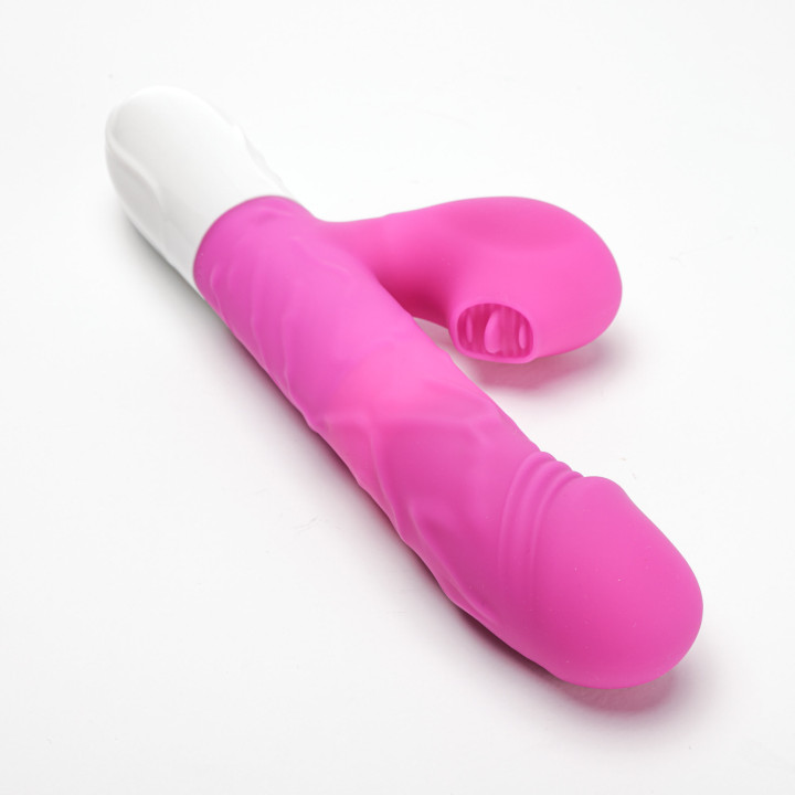 Velvet Touch wibrator silikonowy typ króliczek ładowany usb fioletowy