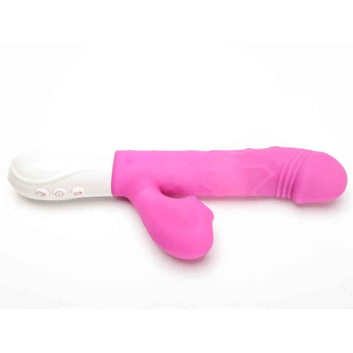 Velvet Touch wibrator silikonowy typ króliczek ładowany usb fioletowy