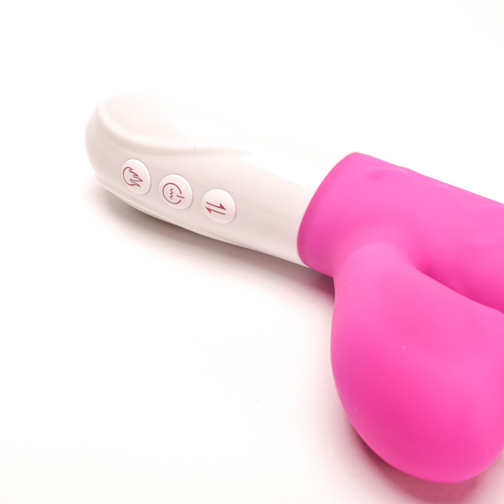 Velvet Touch wibrator silikonowy typ króliczek ładowany usb fioletowy