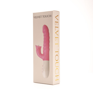 Velvet Touch wibrator silikonowy typ króliczek ładowany usb różowy