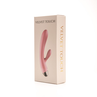 Velvet Touch wibrator silikonowy typ króliczek ładowany usb różowy