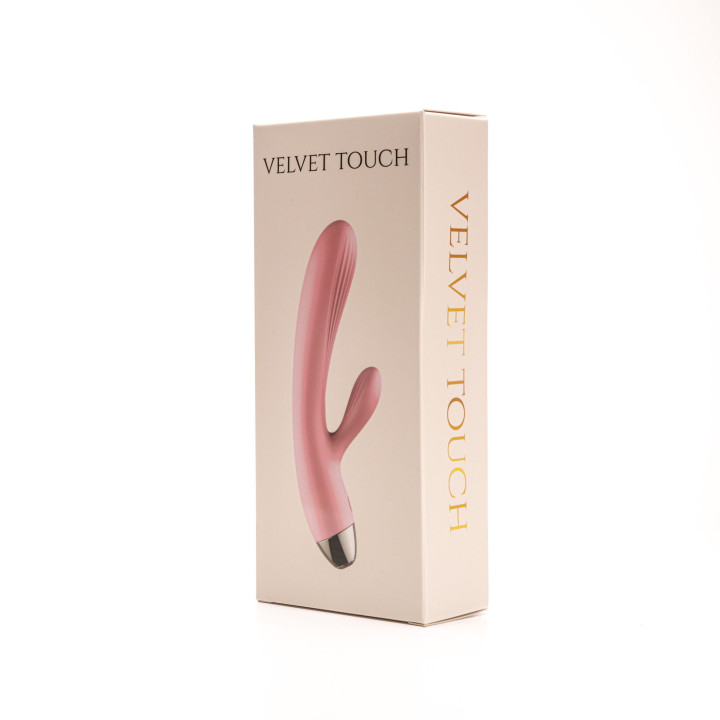 Velvet Touch wibrator silikonowy typ króliczek ładowany usb różowy