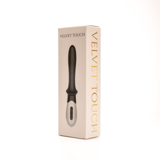 Velvet Touch wibrator silikonowy stymulacja punktu g ładowany usb czarny