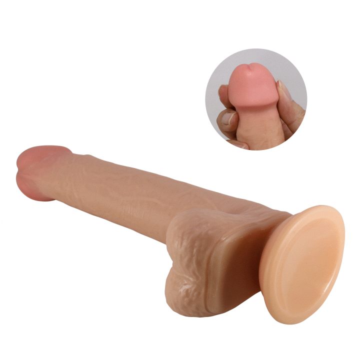 Party Up dildo cyberskóra kolor cielisty 22 cm Tim