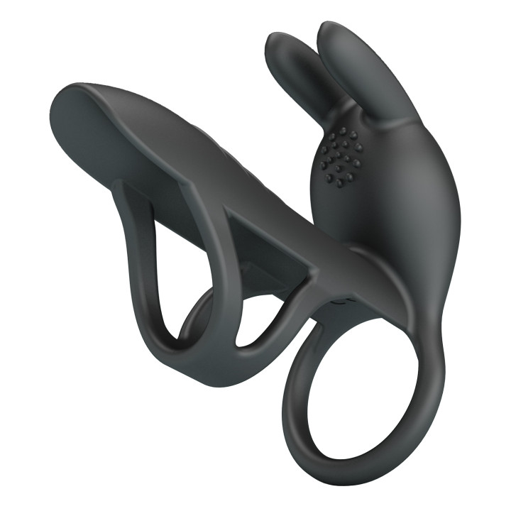 Party Up pierścień wibrujący ładowany usb kolor czarny Mark