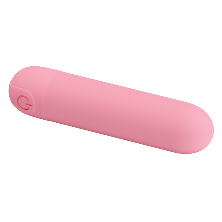 Party Up wibrator mini typ bullet ładowany usb kolor pudrowy różowy Henry