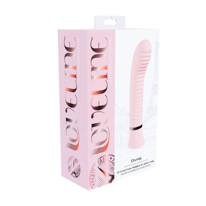 Divine - Ribbed G-spot Vibe - Pink