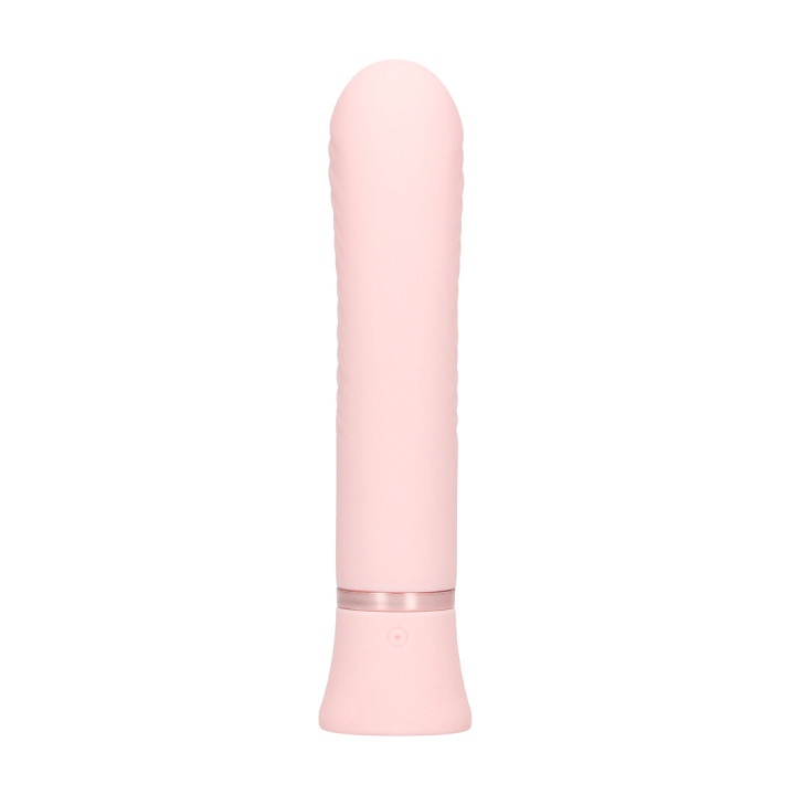 Mystique - Ribbed Rabbit Vibrator - Pink