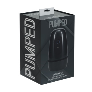 Pulsar - Negative Pressure Suction and Vibration Masturbator Pump - Gun Metal