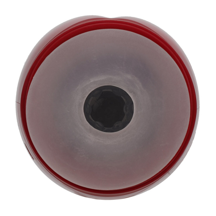 Virtuo - Suction and Vibration Masturbator Pump with Phone Attachment - Metallic Red