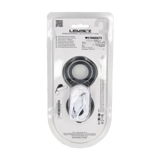 Vibrating Cock and Ball Ring with Winged Stimulator - Black