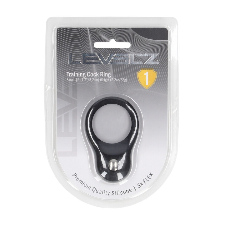 Silicone Training Cockring - S - Black