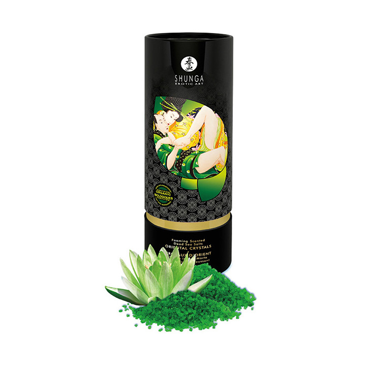 Shunga bath salts oriental crystals lotus flower