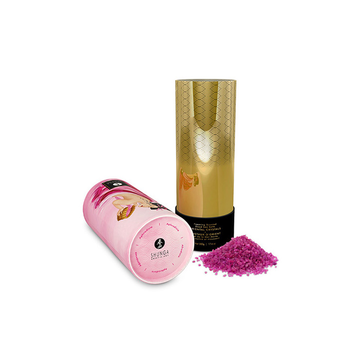 Shunga bath salts oriental crystals lotus flower
