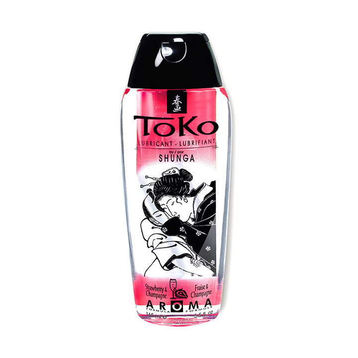 Shunga lubricant toko aroma strawberry sparkling wine